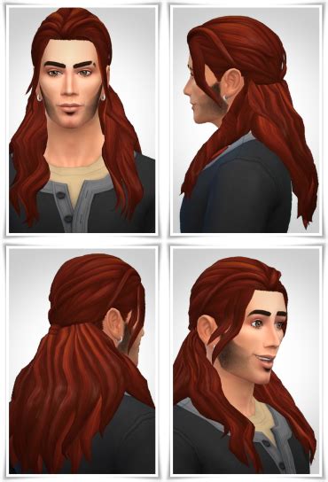 Birksches Sims Blog Ians Half Up Hair Sims Hairs