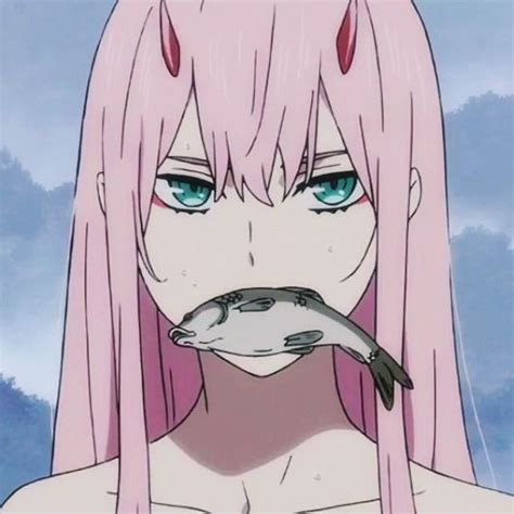 Marshmallow — Zero Two Icons From Darling In The Franxx Personagens De Anime Menina