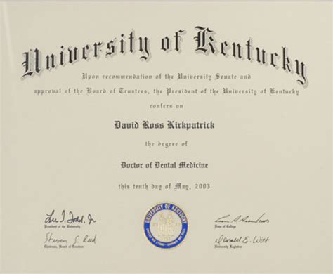 Facial Reconstruction Certificates U Of Kentucky Dental Medicine Degree