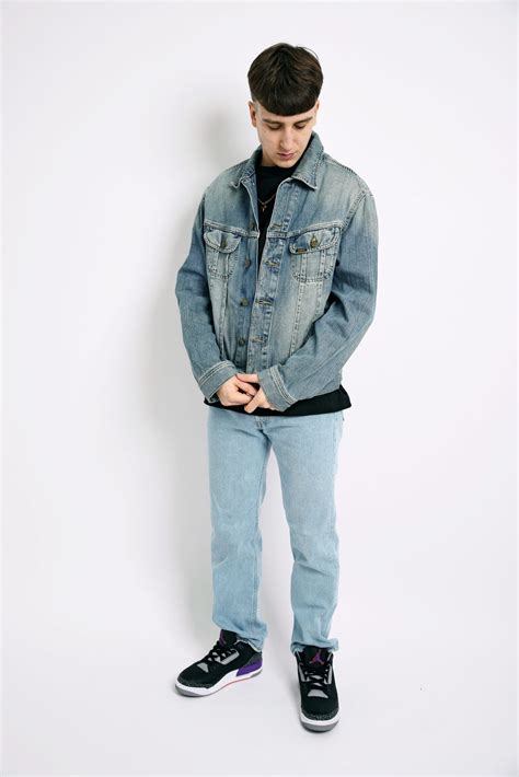 Lee Denim Jacket 80s Retro 90s Fashion Men 80s Outfit Clothes