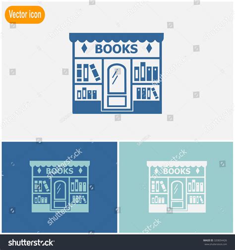 Bookstore Vector Icon Stock Vector Royalty Free 320834426 Shutterstock