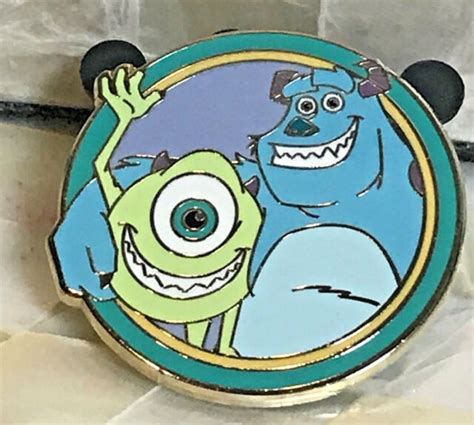 Authentic Walt Disney Mike And Sulley Monsters Inc Mystery Pack Pin