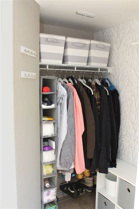 Front Entry Small Closet Organization Ideas Clean And Scentsible