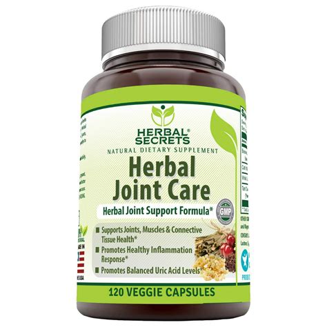 Herbal Secrets Herbal Joint Care 120 Veggie Capsules