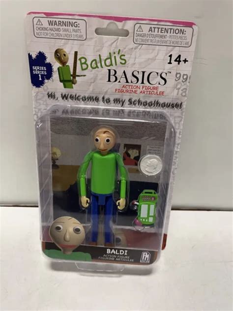 Baldis Basics 5” Baldi Happy Action Figure Series 1 Phatmojo Brand New
