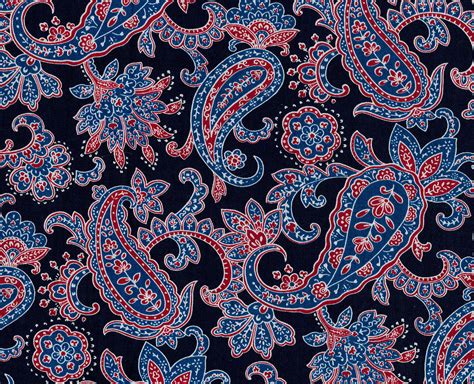 Waverly Inspirations 100 Cotton 44 Patriotic Paisley Print Sewing