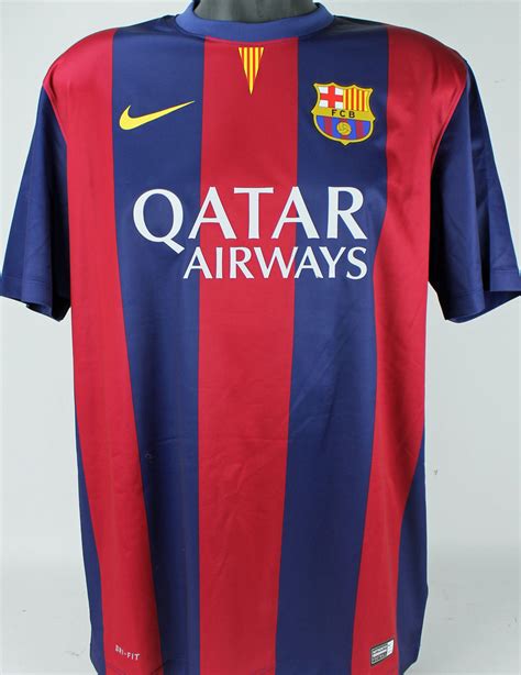 Lot Detail Lionel Messi Signed Fc Barcelona Soccer Jersey Psadna Itp