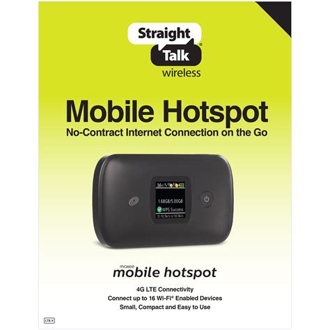 Straight Talk Moxee Mobile Hotspot Black Prepaid Hotspot