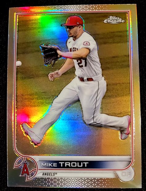Mike Trout Refractor 200 Prices 2022 Topps Chrome Baseball Cards