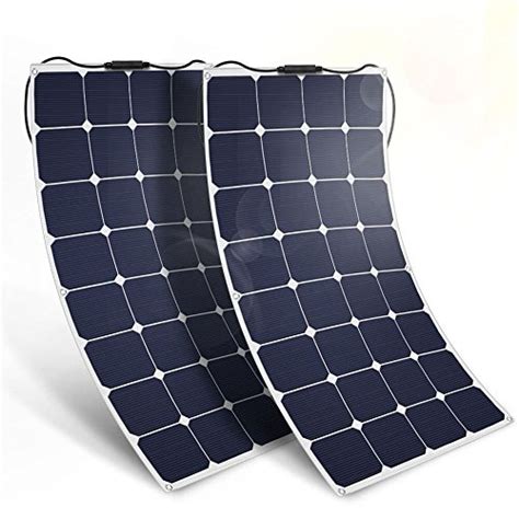 Bougerv 2pcs 100w 18v 12v Solar Panel Charger Etfe Sunpower Cell Solar