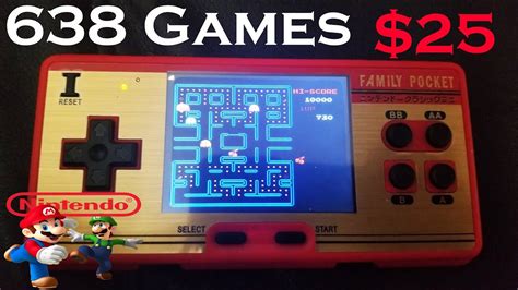 Handheld Nes Classic Retro 638 Game In 1 Unboxing And Review Updated