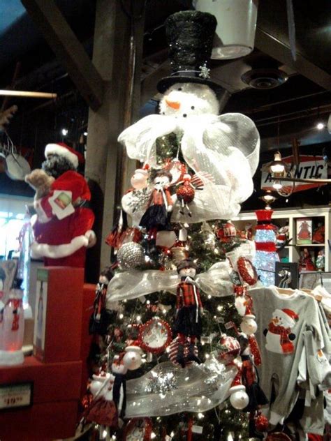 Need a cute but cheap ornament for an ornament swap party? cracker barrel christmas snowman tree | Dollar store ...