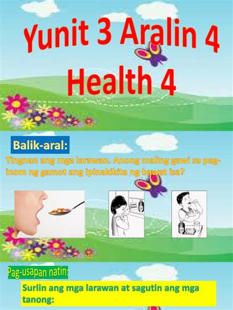 yunit 3 aralin 4 health