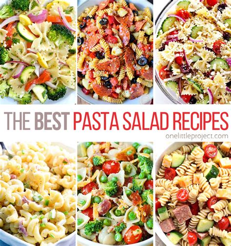 Pasta salad is always a crowd favorite. 40 Best Pasta Salad Recipes
