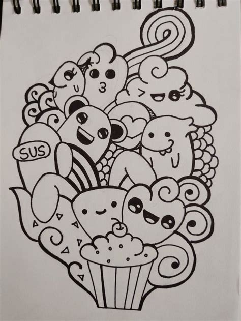 Pin By Alexaskoehler On Coloring Pages In Simple Doodles Doodle
