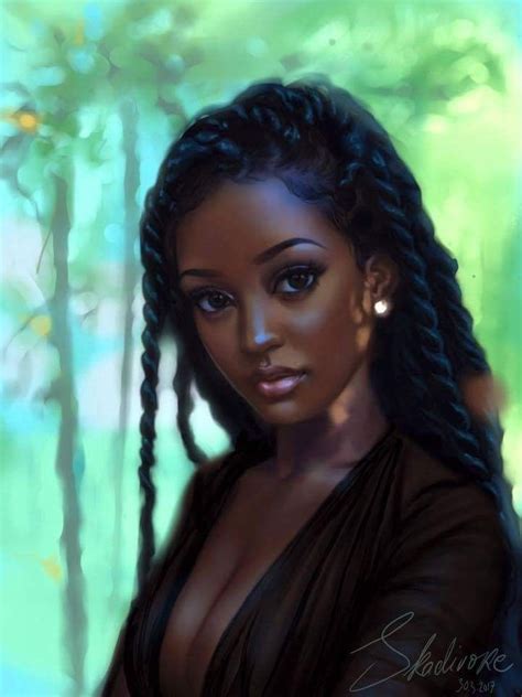Pin By Cherece Mendieta On Digital Artwork Black Girl Art Black Art