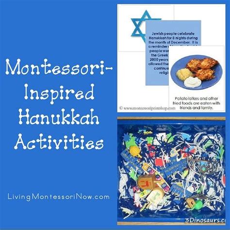 Montessori Inspired Hanukkah Activities For Preschool Through