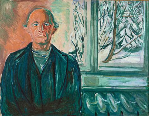 Edvard Munch Self Portrait By The Window C 1940 Moma