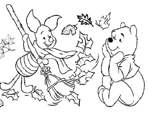 Autumn Coloring Pages For Preschoolers Coloring Home