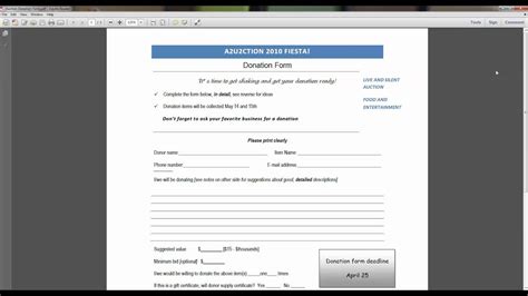 How To Fill In Pdf Forms Youtube