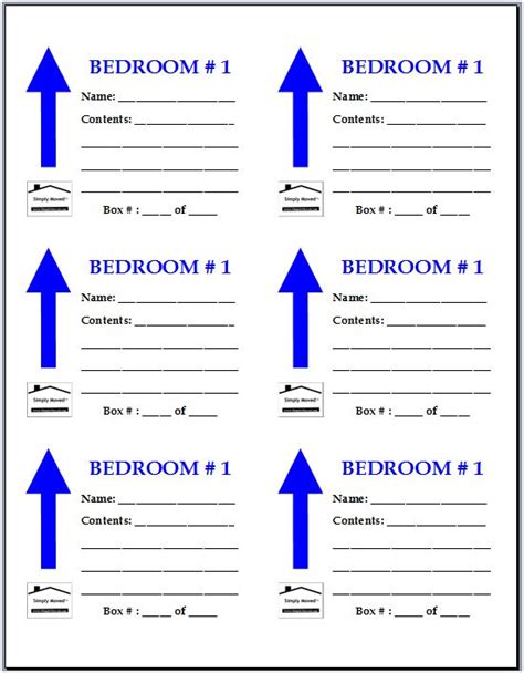 2 Best Images Of Free Printable Moving Box Labels Free Printable