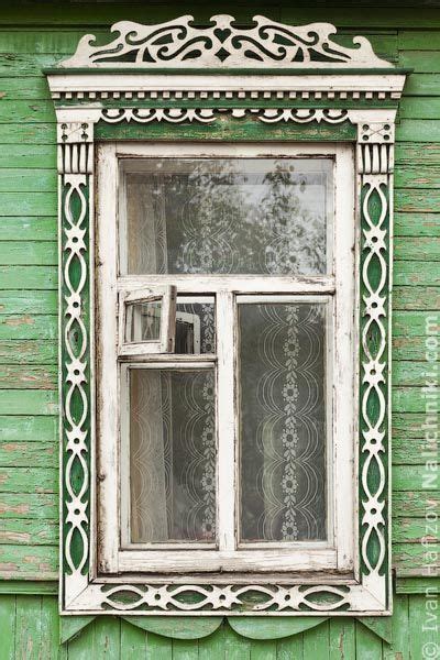 Ornate Wooden Window Frames Of Russia Wooden Architecture Russian