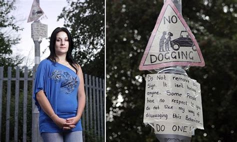 Livid Mother Of Three Puts Up No Dogging Sign Outside Her Home After