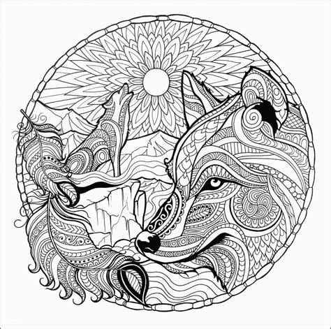 Mandala is a sanskrit word which means a circle, and metaphorically a universe, environment or community. Wolf Coloring Pages for Adults - Best Coloring Pages For Kids