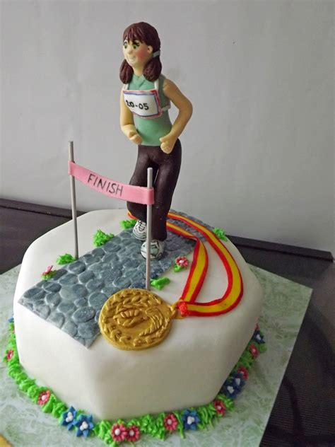 Praying for god's richest blessings for you happy birthday! Runner Cake - CakeCentral.com