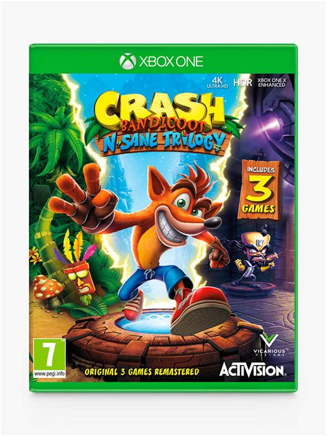 Crash Bandicoot N Sane Trilogy Xbox One At John Lewis And Partners