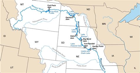 Missouri River Map