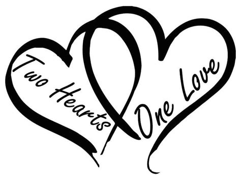 Two Hearts One Love Svg Png  Cricut And Silhouette Digital File