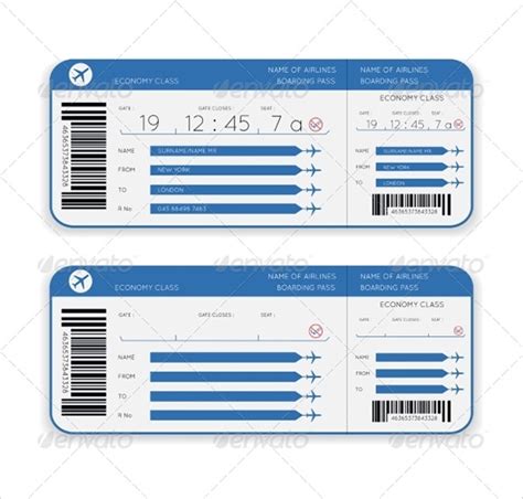 Customizable Free Printable Boarding Pass Template Printable Templates