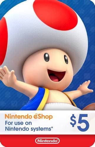 Give the gift of fun with a nintendo eshop card. Nintendo Nintendo eShop $5 Gift Card Digital Item - Best Buy