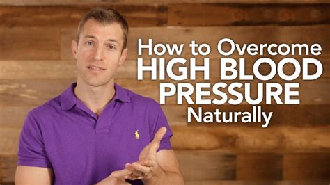 How To Overcome High Blood Pressure Naturally Youtube