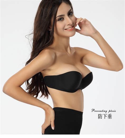 Invisible Adhensive No Show Backless Strapless Gel Wing Push Up Bra Ebay