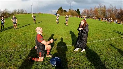 Humankind On Twitter Rugby Player Fakes Leg Injury During Match To Shock Girlfriend With