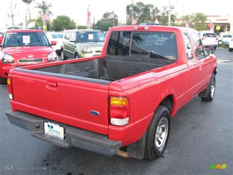 1998 Bright Red Ford Ranger Xlt Extended Cab 39740925 Photo 9