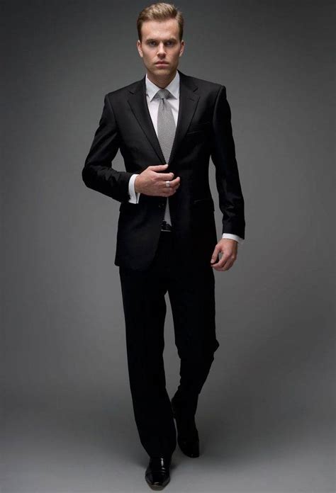 Men S Black Suits For Wedding Prestige Black Trend Piece Wedding Suit Tom Murphy S