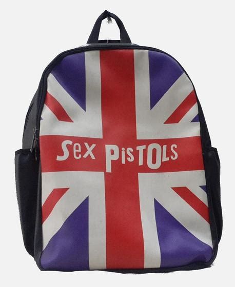 Mochila Sex Pistols Banda De Rock Punk Bolsa Escolar Brc Belos Persona Mochila Infantil