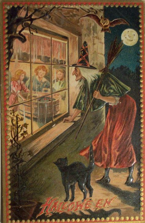 Horror Illustrated Vintage Halloween Illustration