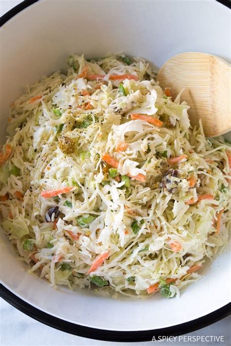 One of our favorite recipes is this combo of asian slaw and barbecued chicken. Creamy Caribbean Coleslaw Recipe - A unique spin on ...