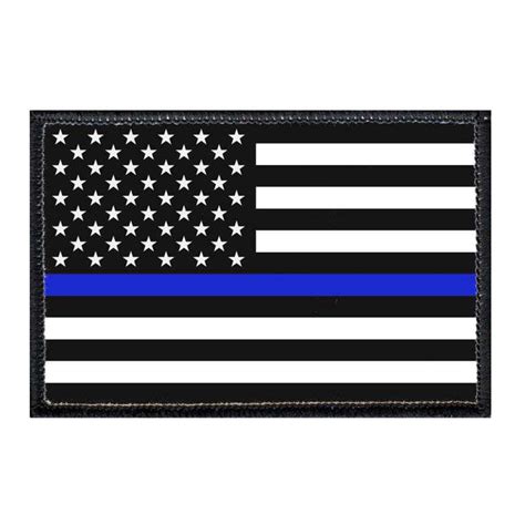 Buy Wholesale Thin Blue Line Removable Patch By Pull Patch