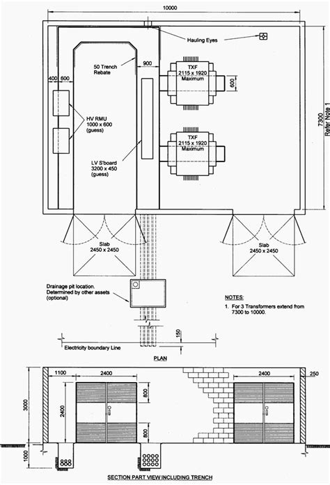 Draw The Layout Diagram Of External Substation