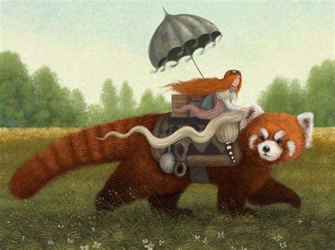 Red Panda On Behance Red Panda Cute Panda Illustration Panda Art