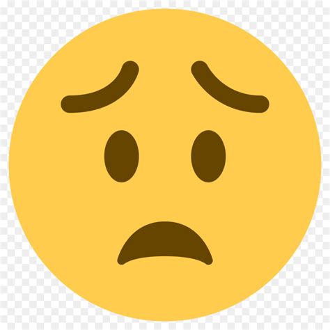 Emoticon Emoji Worry Smiley Sticker Crying Emoji Png