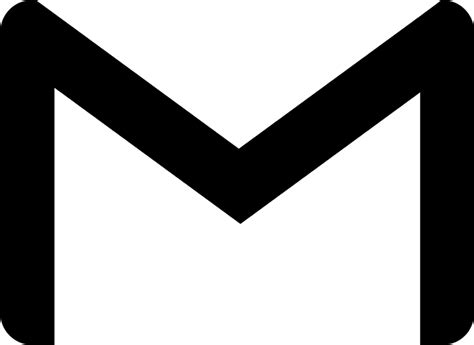Result Images Of Gmail Logo Png Black And White PNG Image Collection