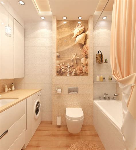 A Bathroom With A Toilet Sink And Bathtub Next To A Window In The Wall
