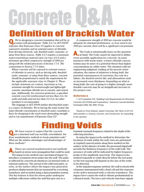 Definition Of Brackish Water Reference Pdf Concrete Corrosion