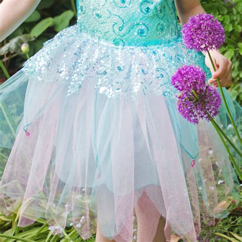 Childrens Aqua Fairy Dress Childrens Costume Dress Up By Design